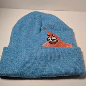 Nickelodeon Blue Beanie with Cartoon Character